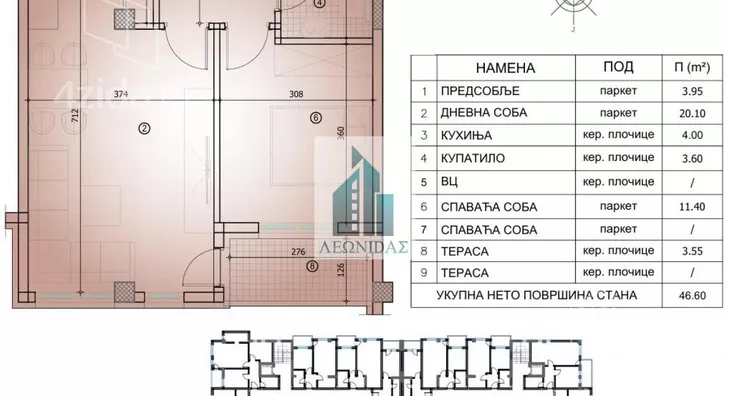 Jednoiposoban stan | 4zida