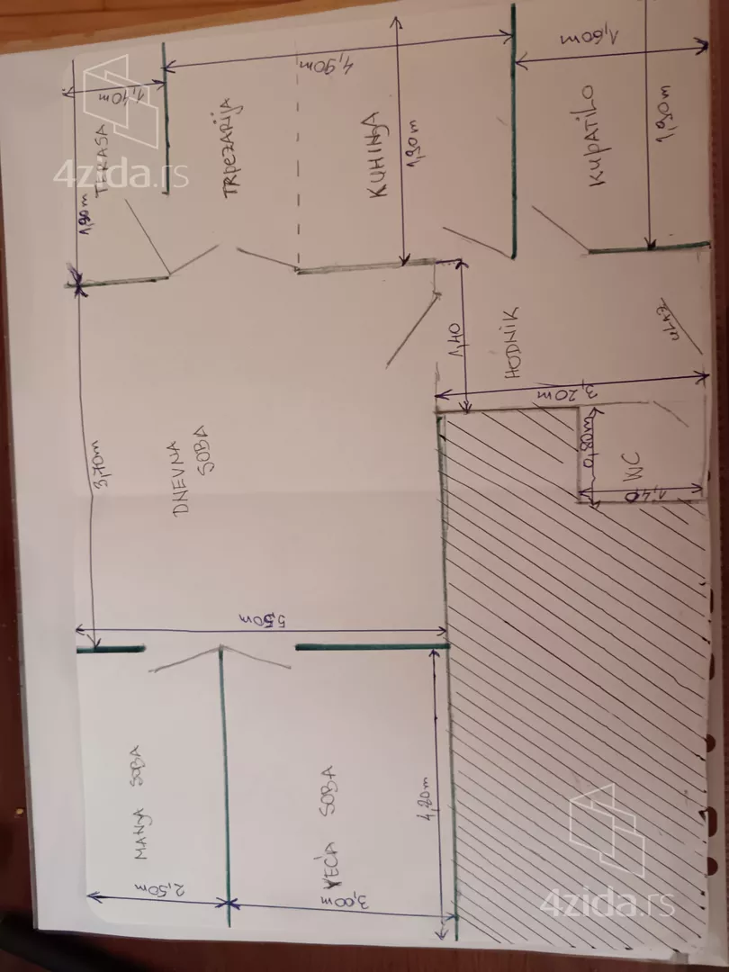 Trosoban stan | 4zida