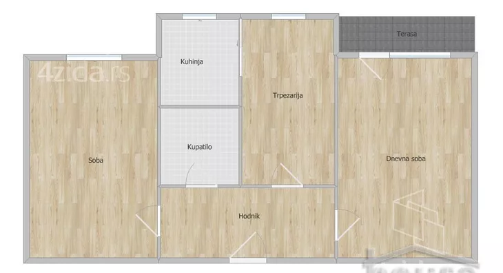 Dvosoban stan | 4zida