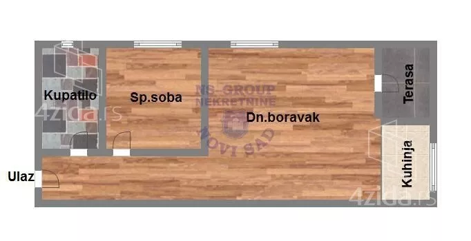 Dvosoban stan | 4zida