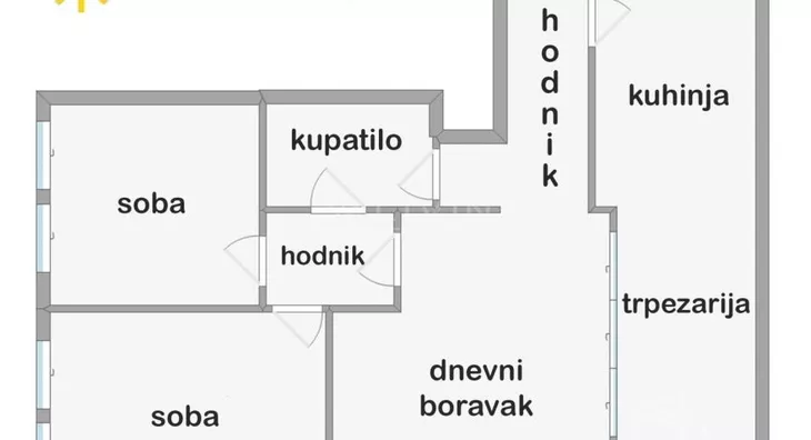 Trosoban stan | 4zida