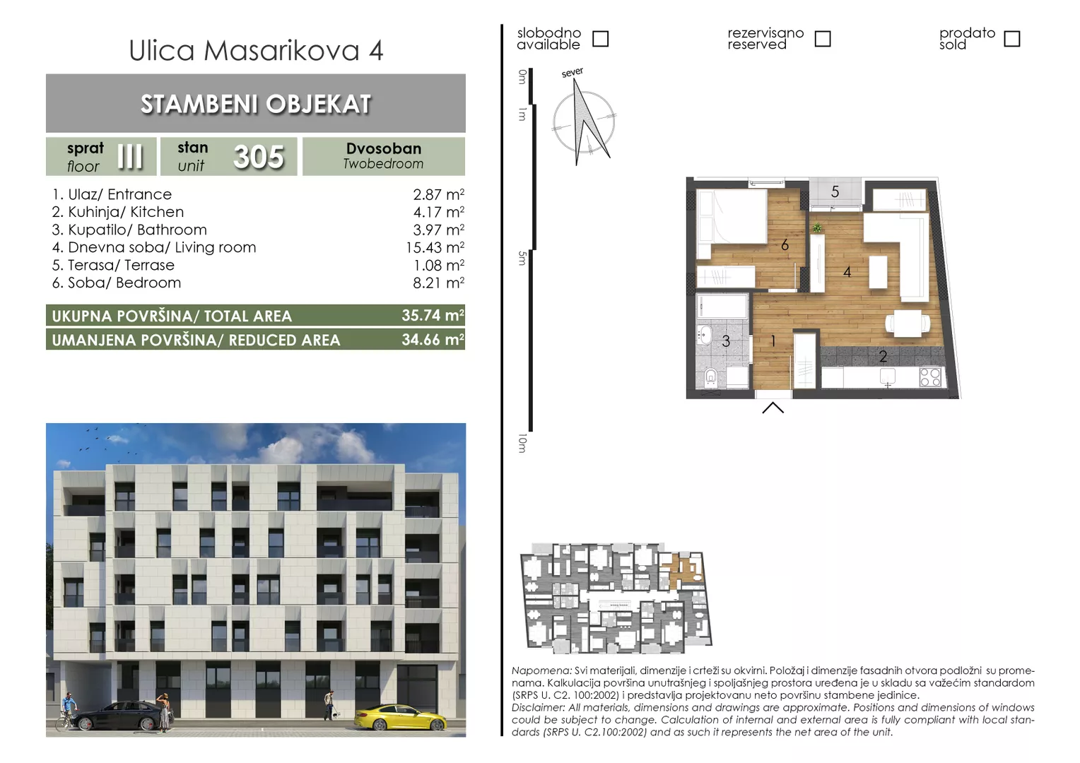 Dvosoban stan | 4zida