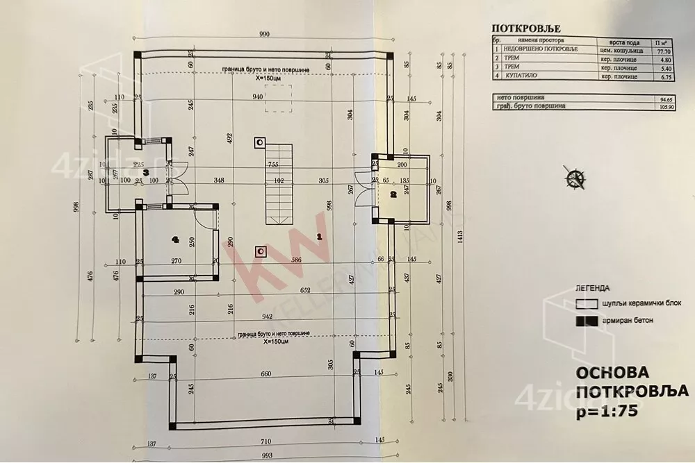 2-etažna kuća | 4zida