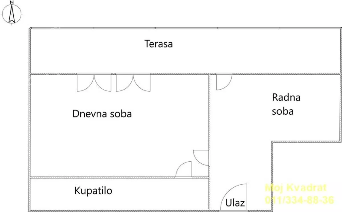 Jednosoban stan | 4zida