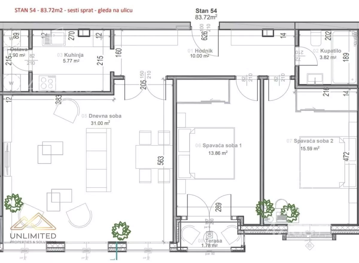 Dvoiposoban stan | 4zida