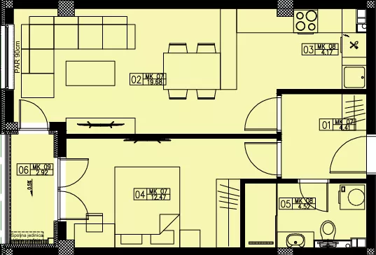 Dvosoban stan | 4zida