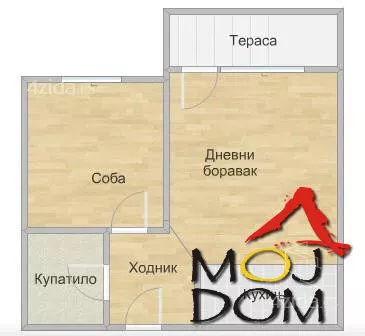 Jednoiposoban stan | 4zida