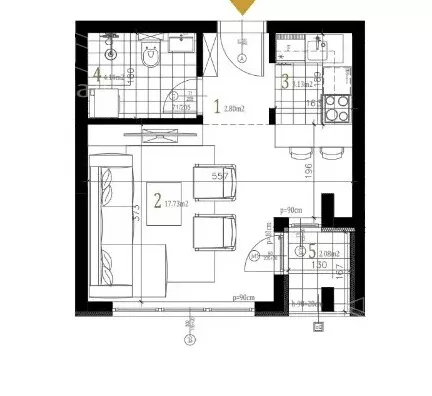 Jednosoban stan | 4zida