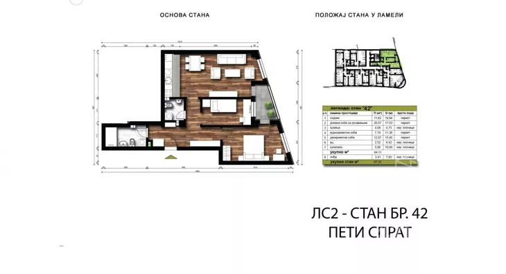Trosoban stan | 4zida