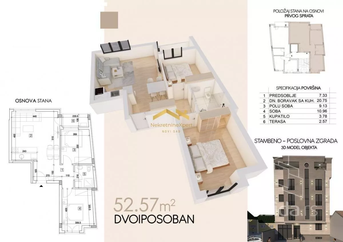 Dvoiposoban stan | 4zida