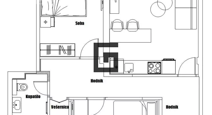 Dvoiposoban stan | 4zida
