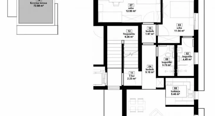 Trosoban stan | 4zida