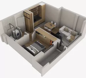 Podbara, Gradske lokacije, Novi Sad, 1.5 stan | 4zida.rs