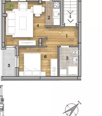 Dvosoban stan | 4zida