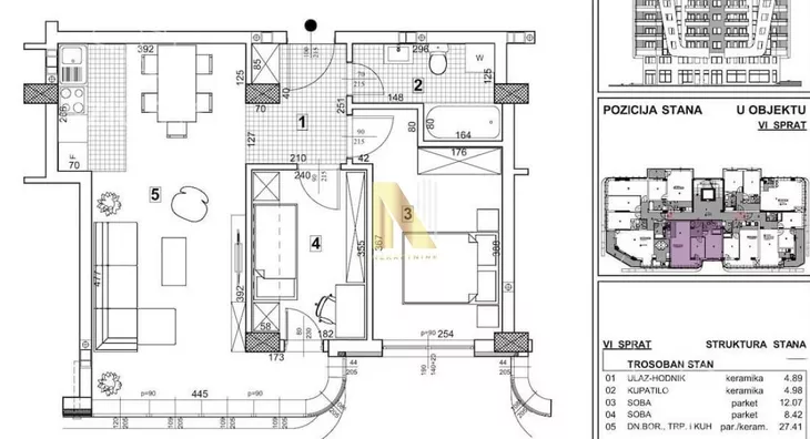 Trosoban stan | 4zida