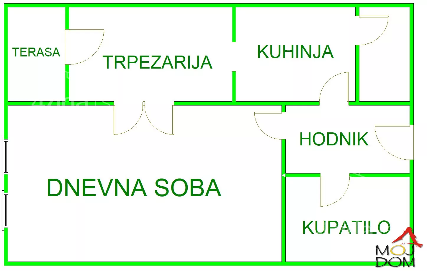 Jednosoban stan | 4zida