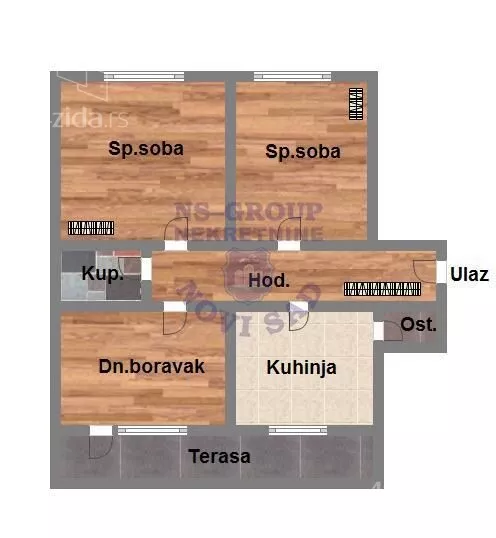 Dvosoban stan | 4zida