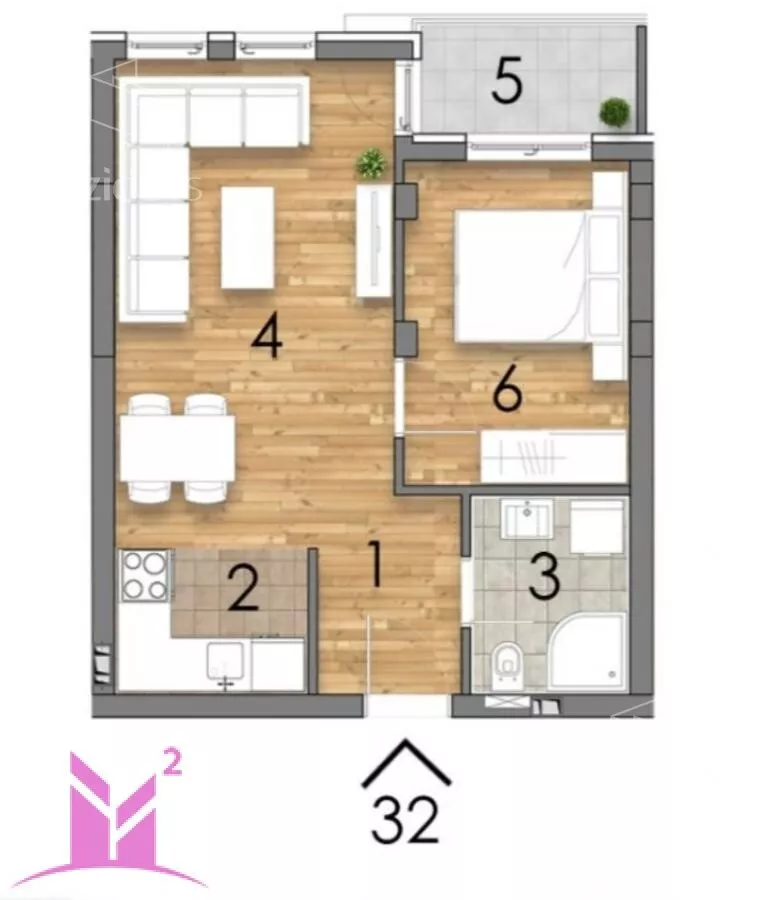 Dvosoban stan | 4zida