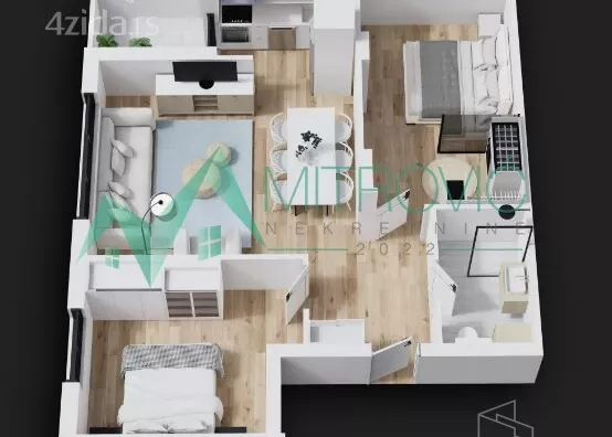 Trosoban stan | 4zida