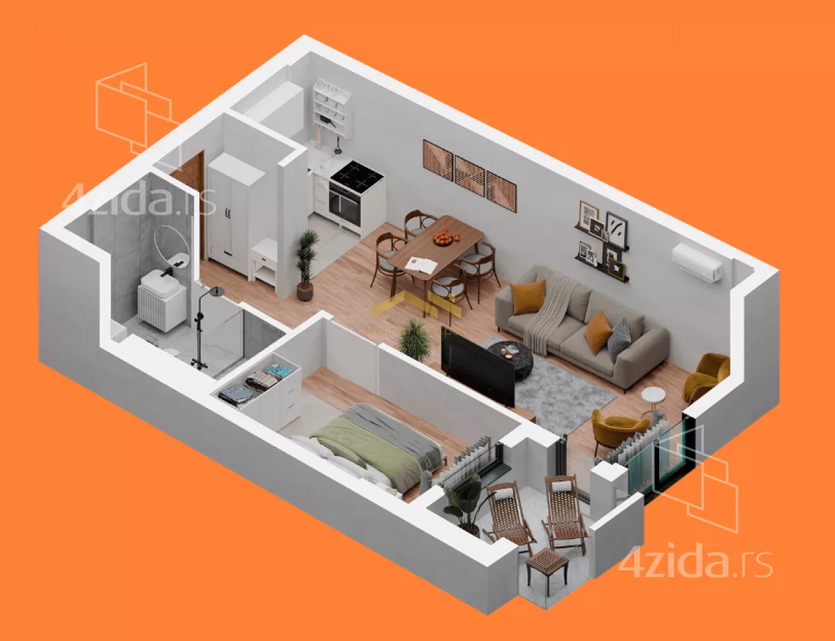 Dvosoban stan | 4zida