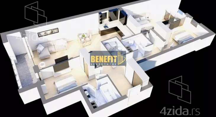 Četvorosoban stan | 4zida