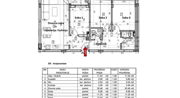 Troiposoban stan | 4zida