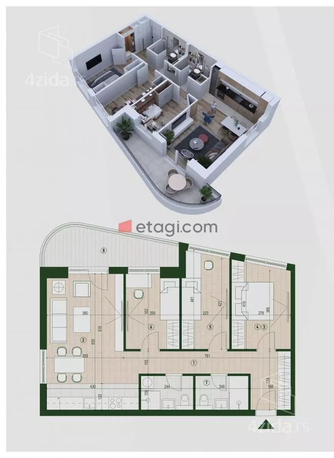 Četvorosoban stan | 4zida