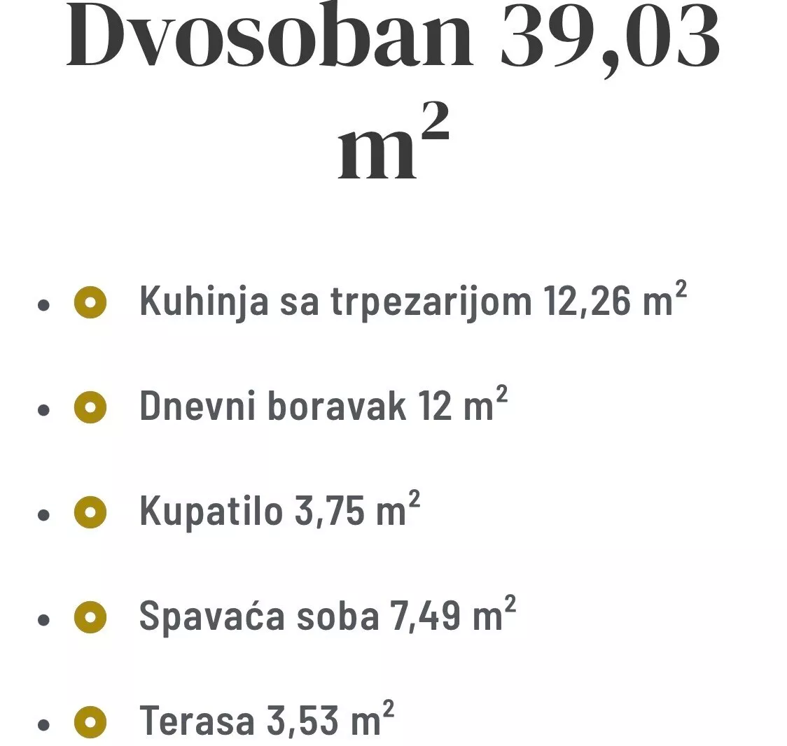 Dvosoban stan | 4zida
