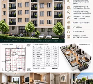 Radijalac, Gradske lokacije, Subotica, 4.0 stan | 4zida.rs
