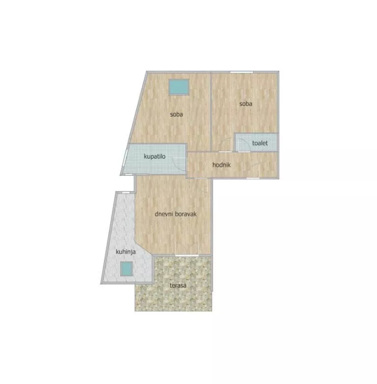 Trosoban stan | 4zida