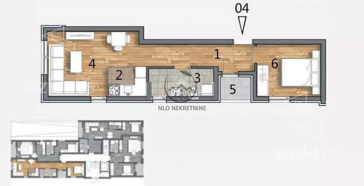 Dvosoban stan | 4zida