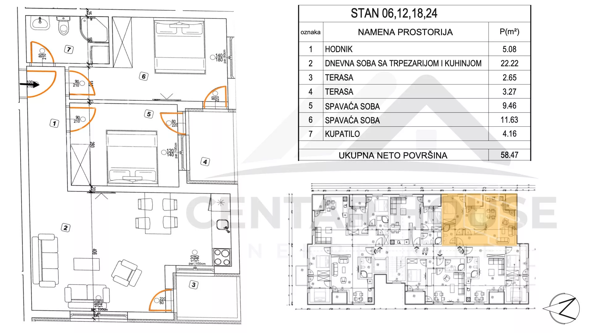 Dvoiposoban stan | 4zida