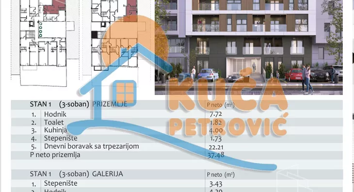 Trosoban stan | 4zida