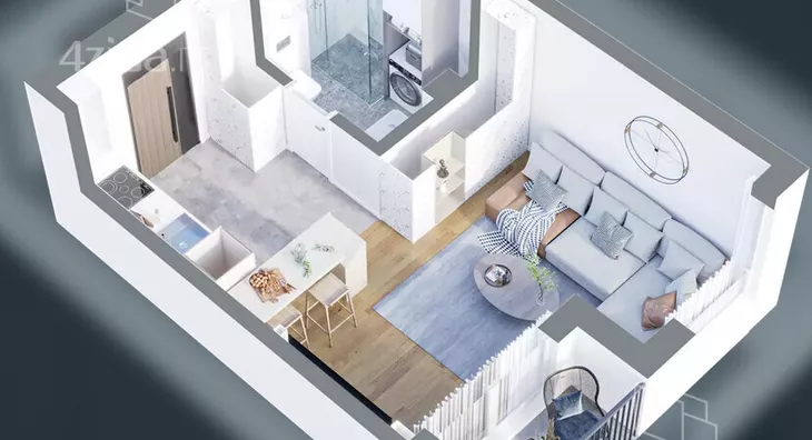 Jednosoban stan | 4zida