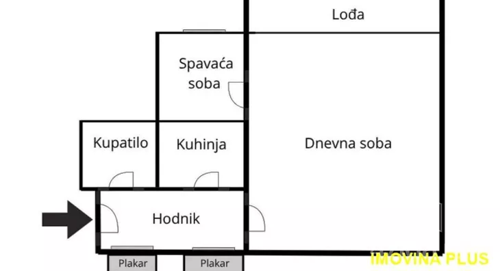 Jednoiposoban stan | 4zida