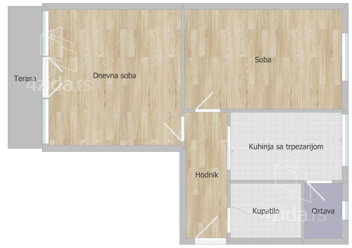 Dvosoban stan | 4zida