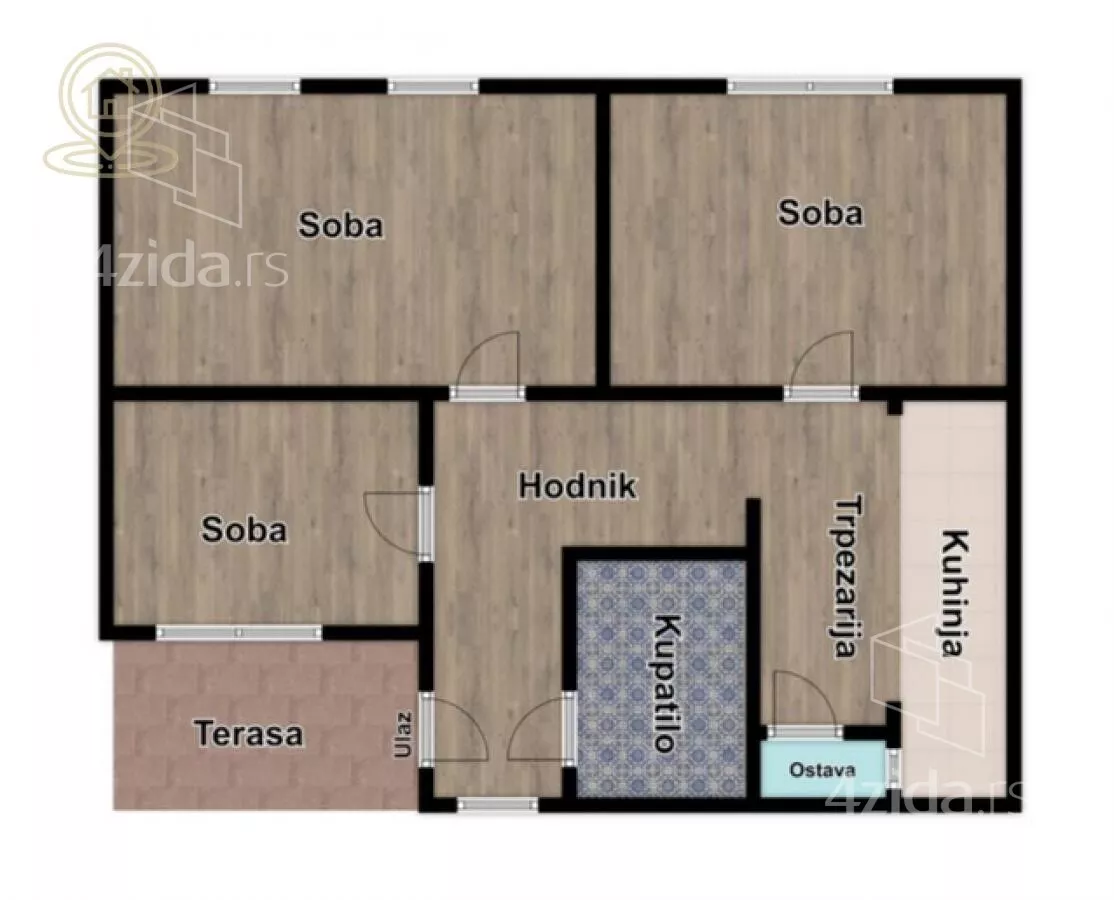 Trosoban stan | 4zida