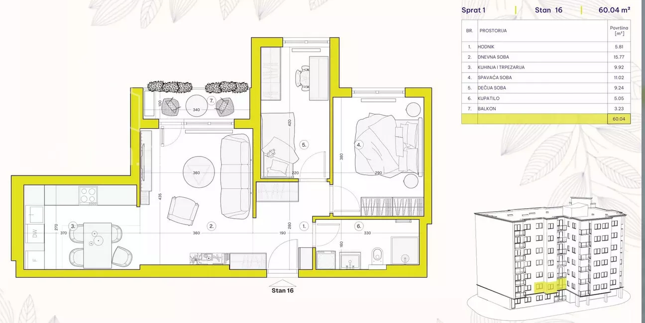 Troiposoban stan | 4zida