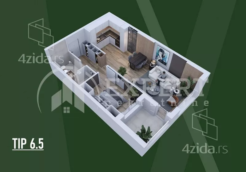 Dvosoban stan | 4zida