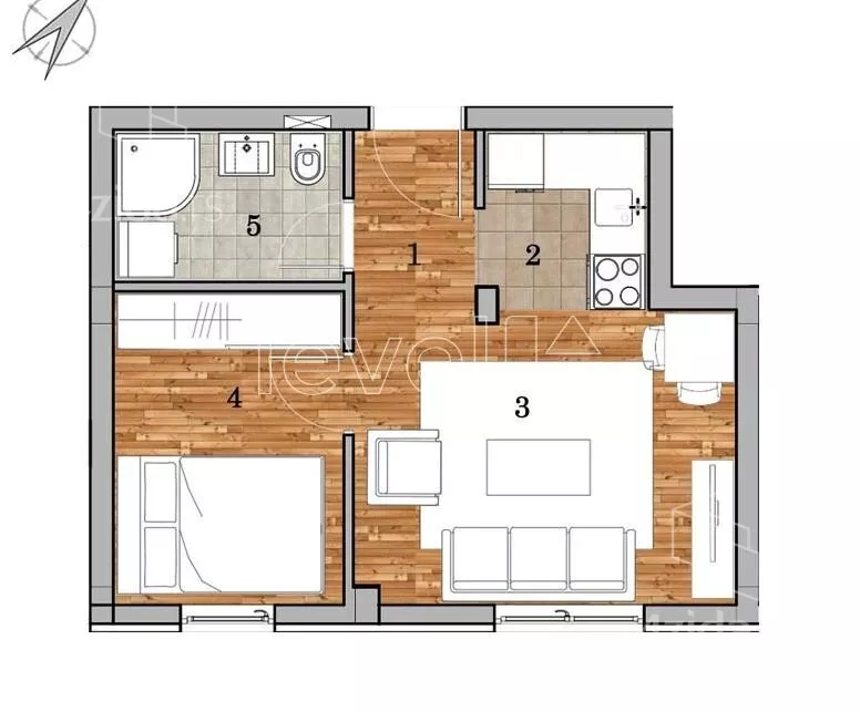 Jednoiposoban stan | 4zida