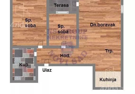 Trosoban stan | 4zida