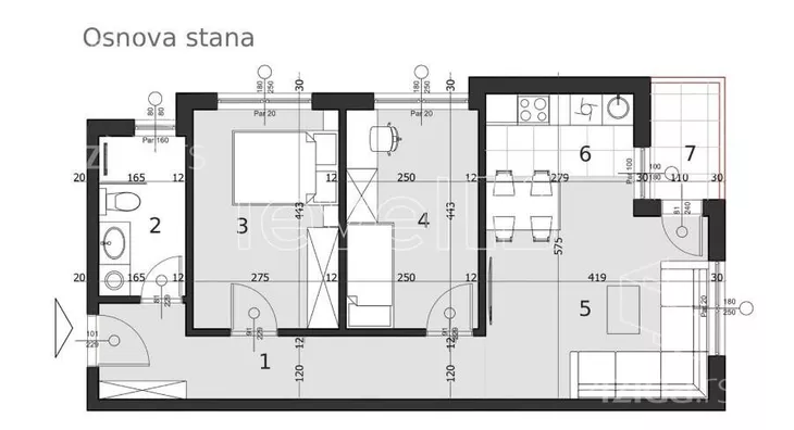 Trosoban stan | 4zida