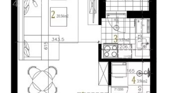 Jednosoban stan | 4zida