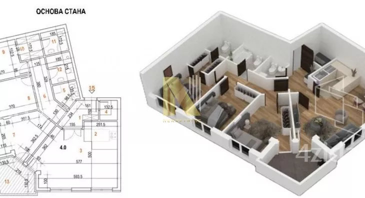 Četvorosoban stan | 4zida