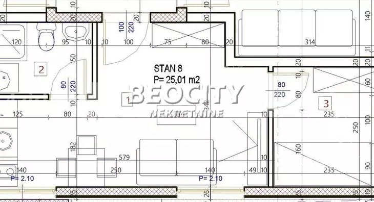 Jednoiposoban stan | 4zida