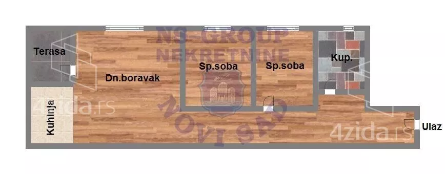 Trosoban stan | 4zida