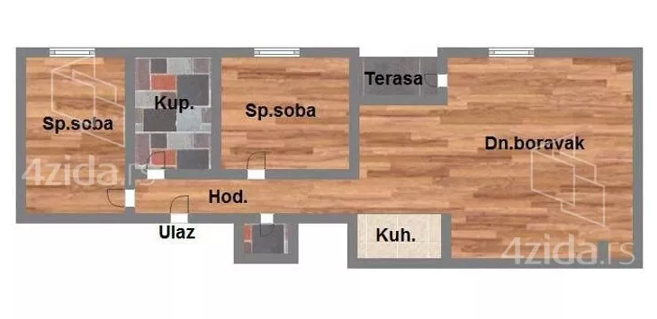 Trosoban stan | 4zida