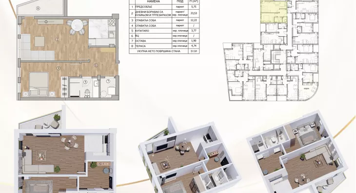 Jednosoban stan | 4zida