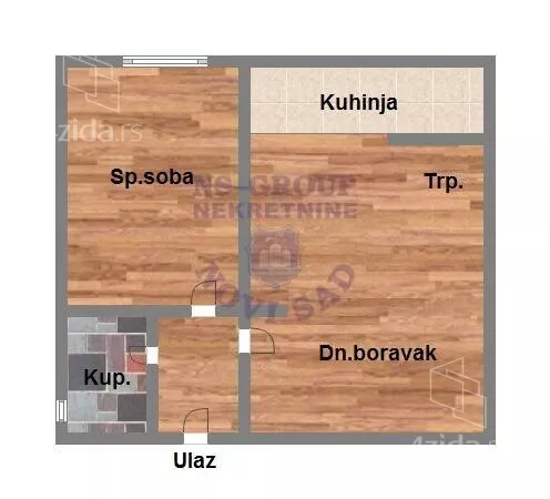 Jednoiposoban stan | 4zida