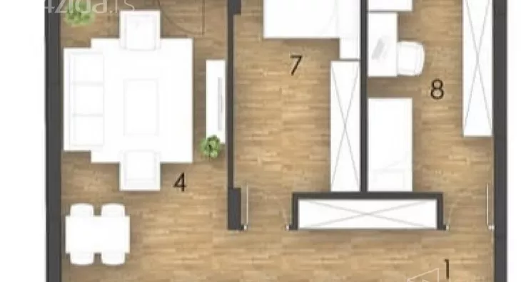 Trosoban stan | 4zida